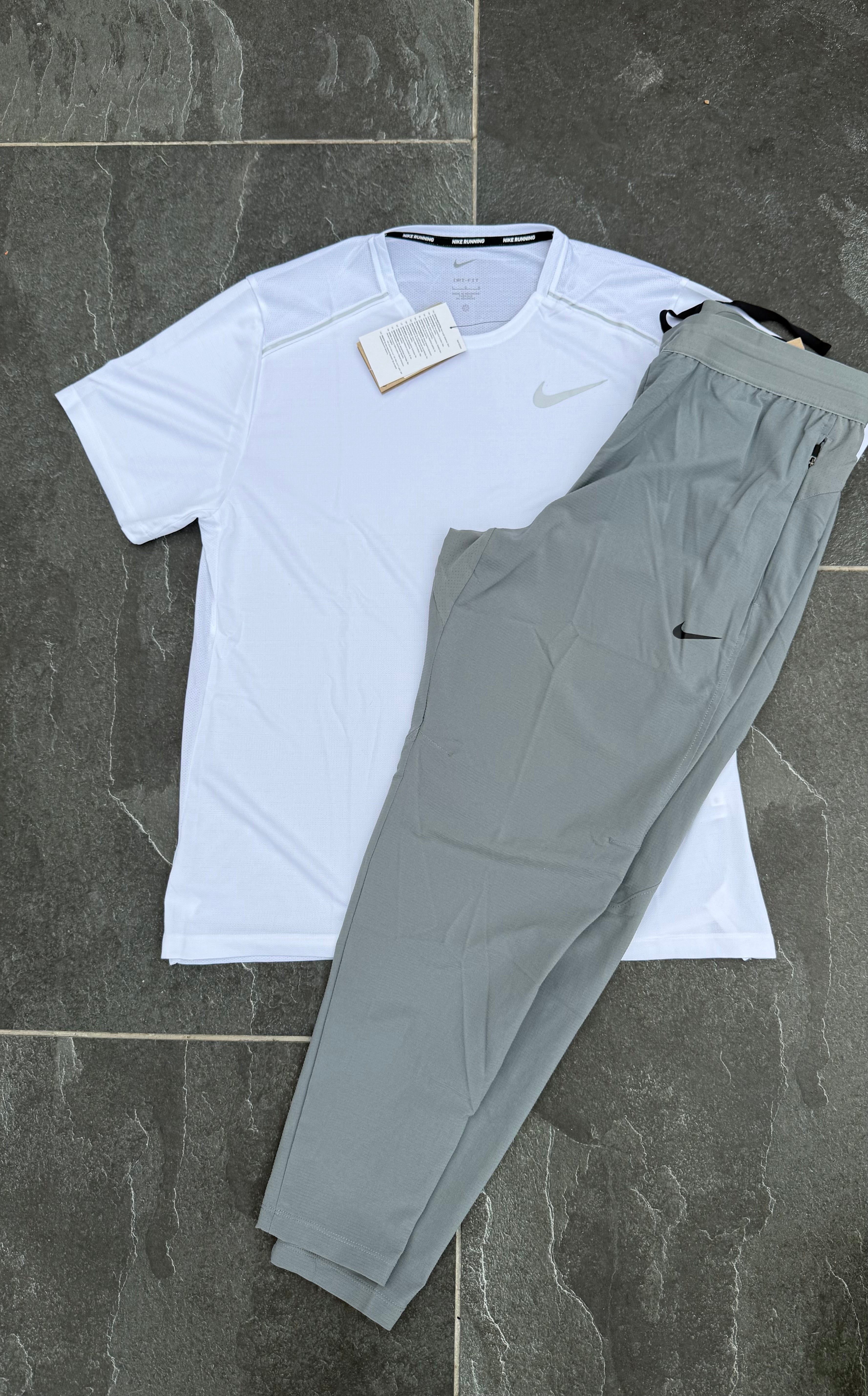 NIKE MILER T SHIRT+PANTS