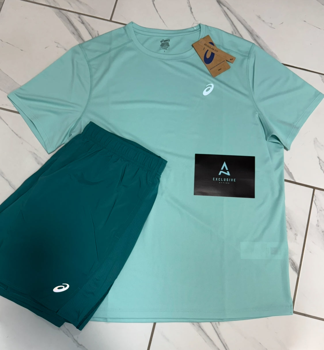 Asics SS Set - Oasis Green