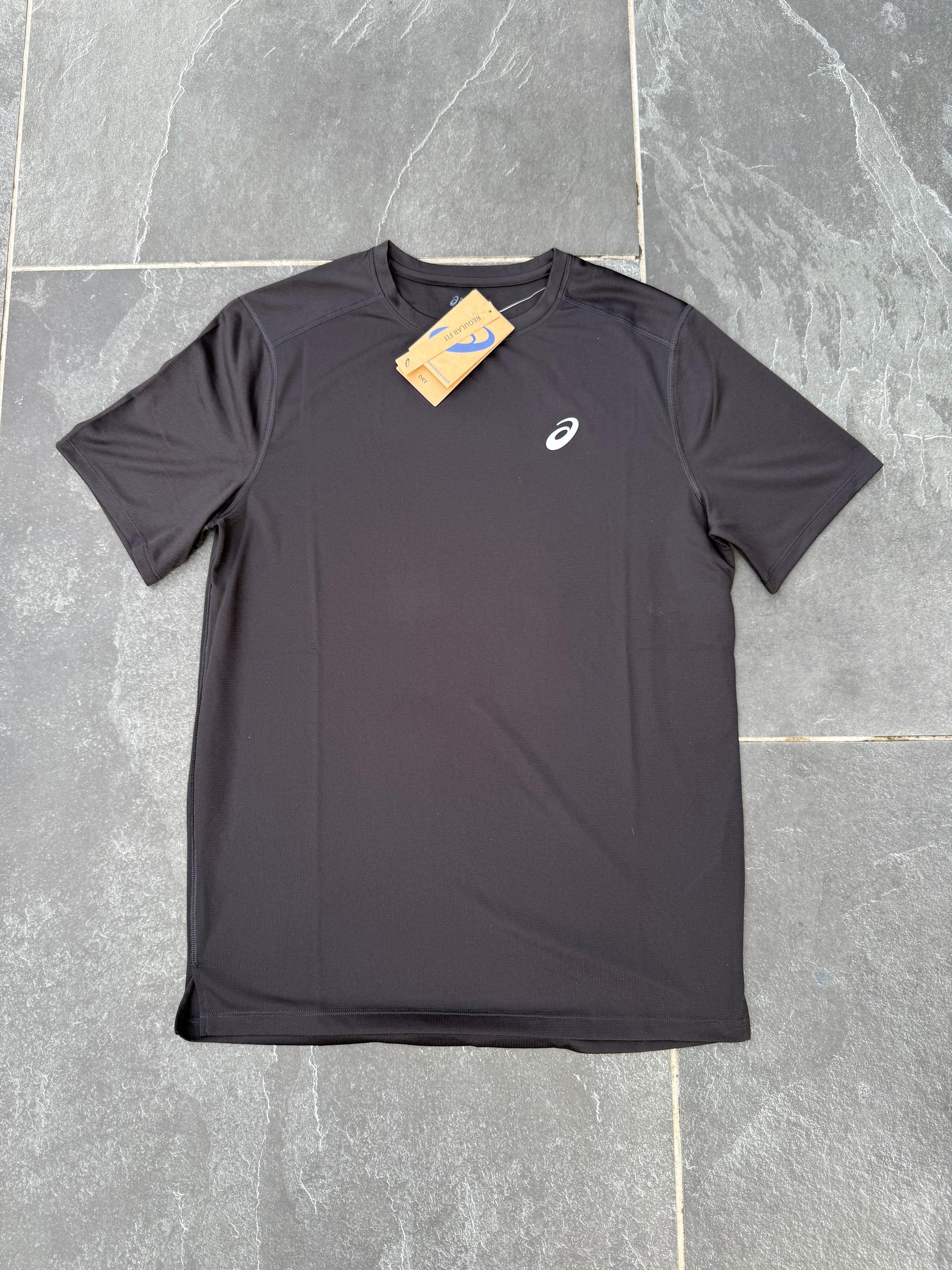ASICS T-SHIRT-BLACK