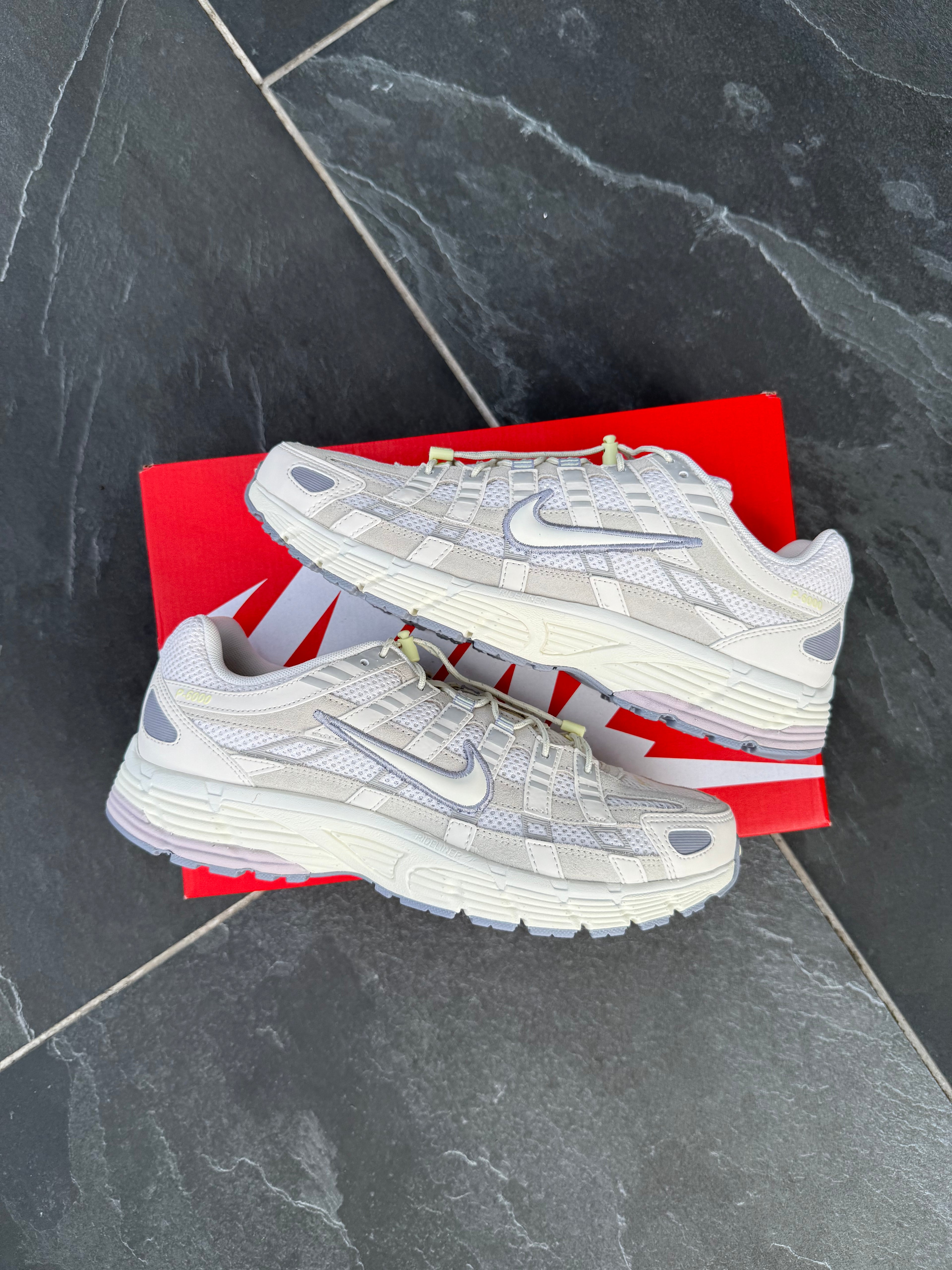 NIKE P6000 Light Bone Platinum Violet Cement Grey