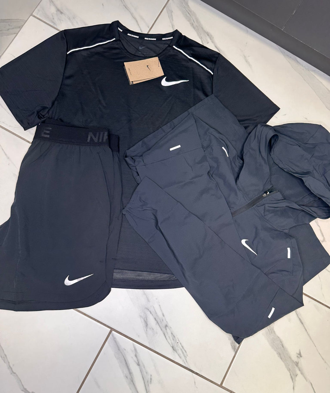 Nike Repel Miler Short Tri-Set 'Black'