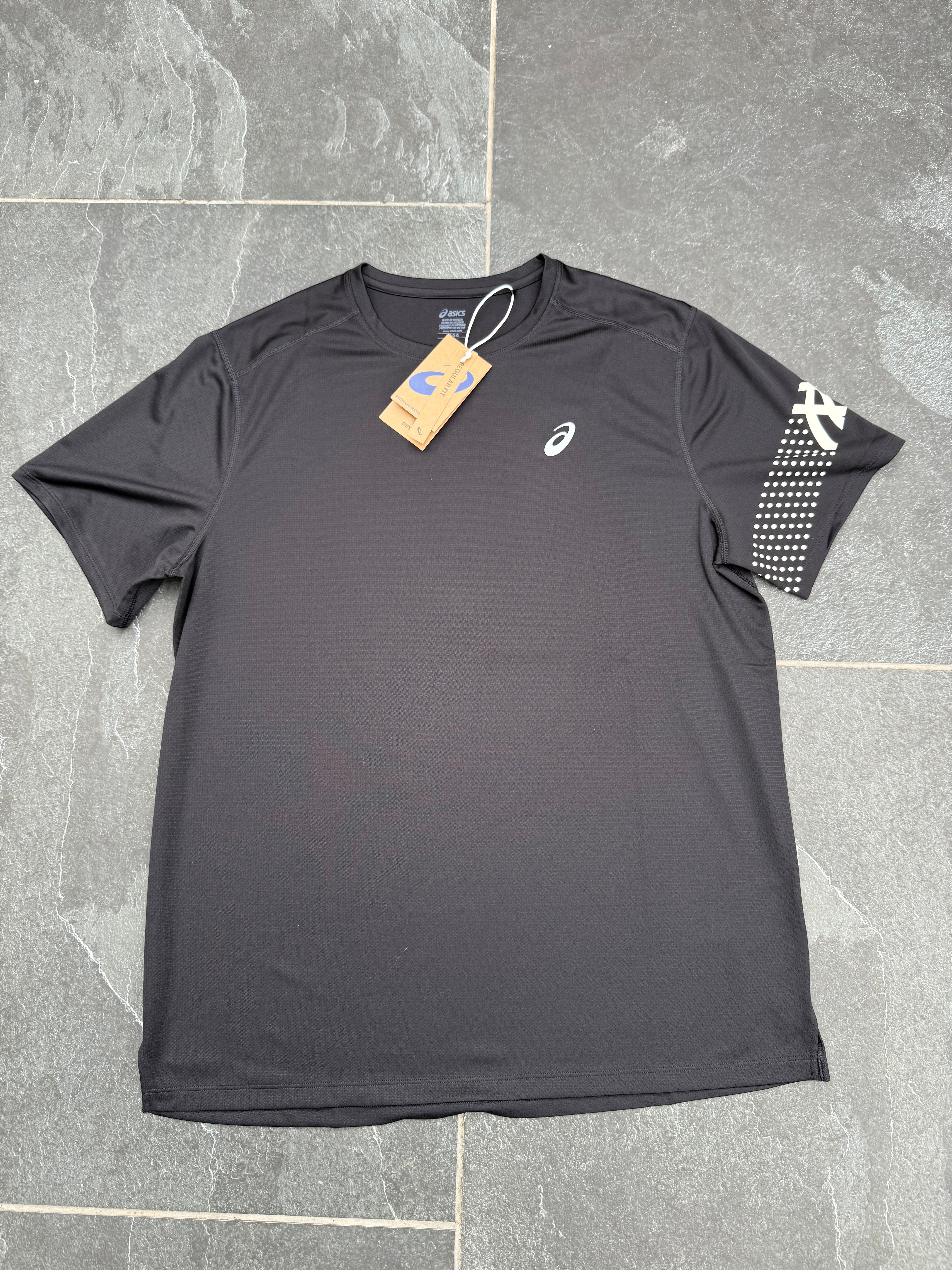 ASICS ICON T SHIRT - BLACK